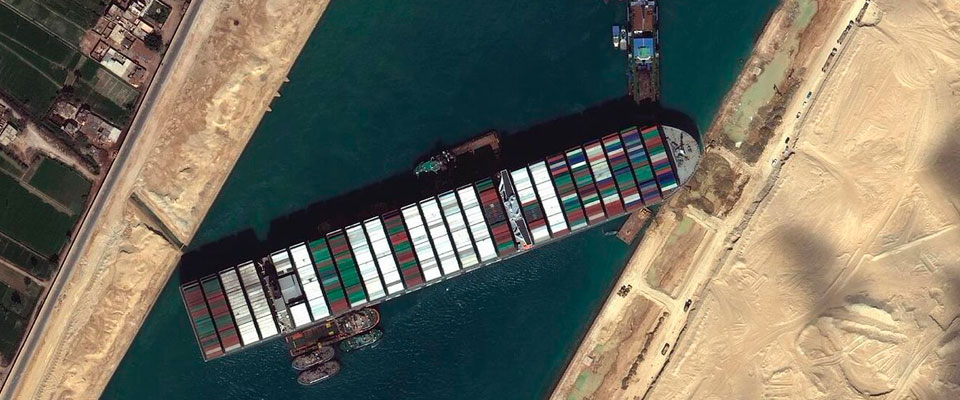 crisis del canal de Suez 2021